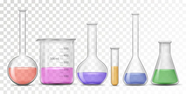 Zařízení pro chemické laboratoře — Stockový vektor