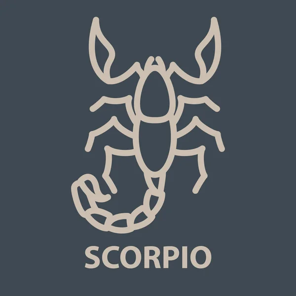 Шаблон логотипа Scorpio — стоковый вектор