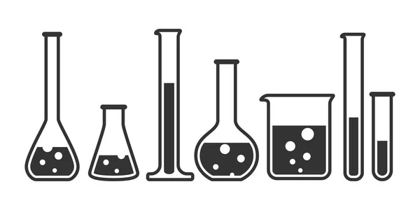 Attrezzature per laboratorio chimico — Vettoriale Stock