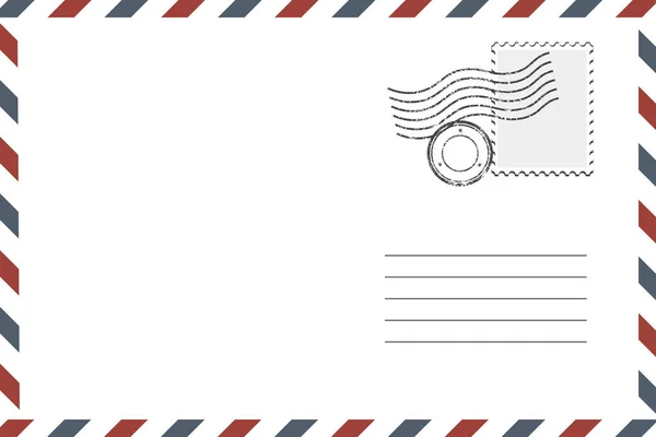 Koperta pocztowa Retro — Wektor stockowy