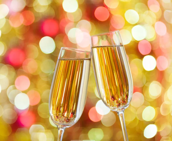 Two glasses of champagne — Stock Photo, Image