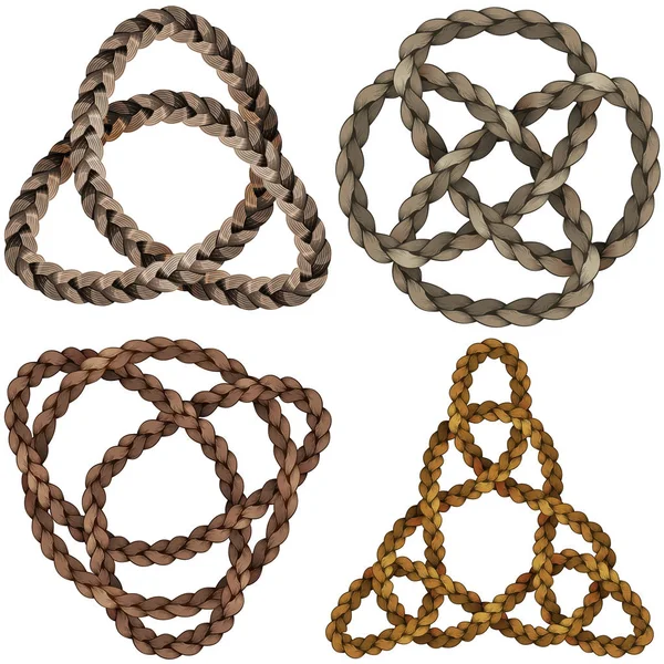 Keltischer Knoten geplatzt — Stockvektor
