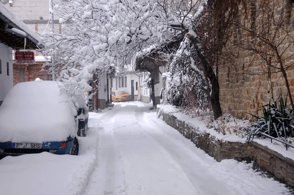 Allgemeine Gurkostraße im Winter — Stockfoto