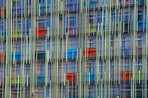 Часть современного здания в Москве — стоковое фото