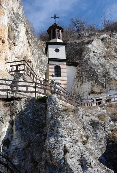 Klasztor skalny św. Dymitria z Bosarbowa — Zdjęcie stockowe