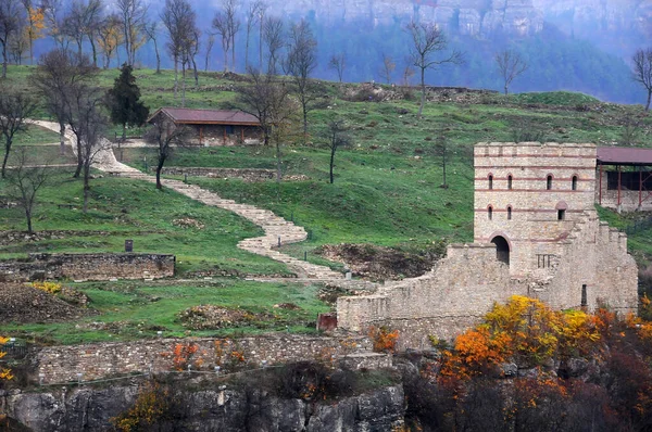 View Medieval Trapezitsa Quarter Bulgarian Town Veliko Tarnovo — Stock Photo, Image