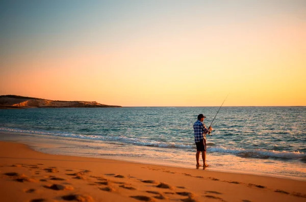 Beachport, Australië - 29 december 2019: Een foto van visser — Stockfoto