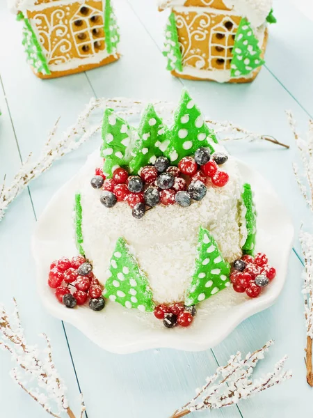 Süßer Winterkuchen — Stockfoto