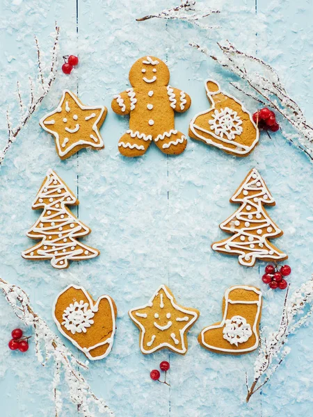 Galletas de jengibre de Navidad — Foto de Stock