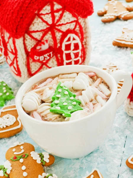 Kakao med marshmallows — Stockfoto