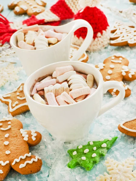 Cocoa with marshmallows — Stock Photo, Image