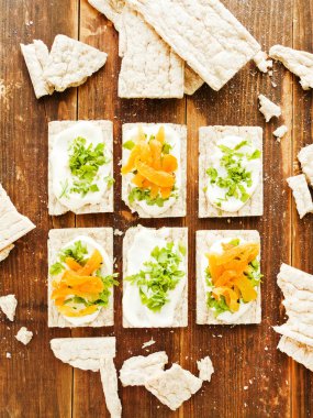 Sağlıklı ekmek aperatifler