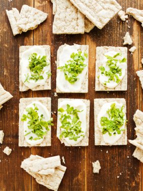 Sağlıklı ekmek aperatifler