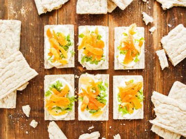 Sağlıklı ekmek aperatifler