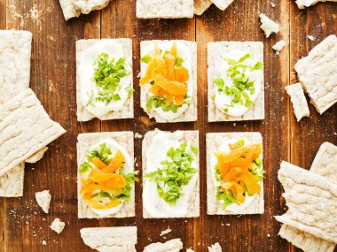 Sağlıklı ekmek aperatifler