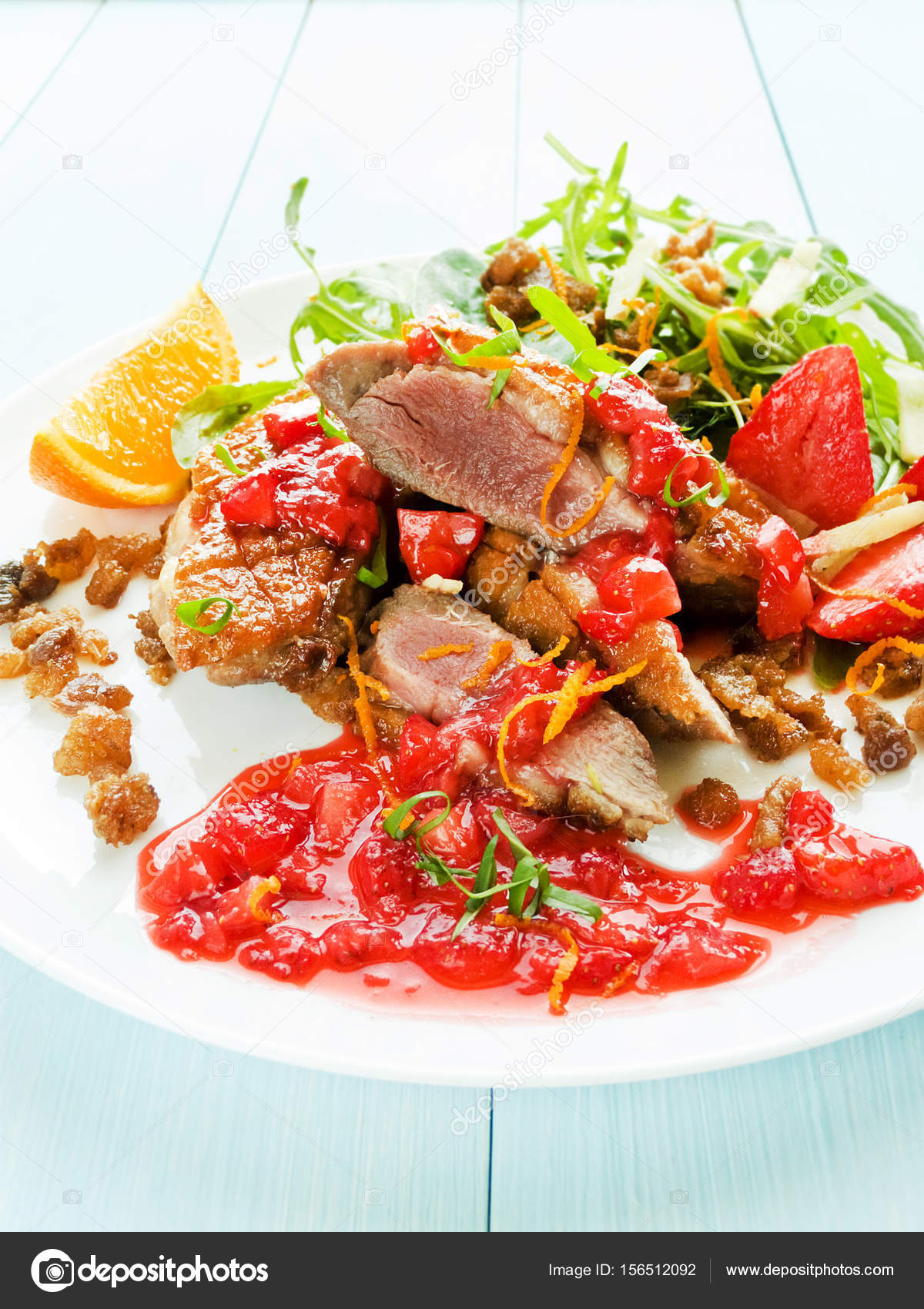 Duck in dressing Stock Photo by ©AGphoto 156512092