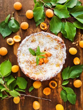 Tatlı kayısı pasta