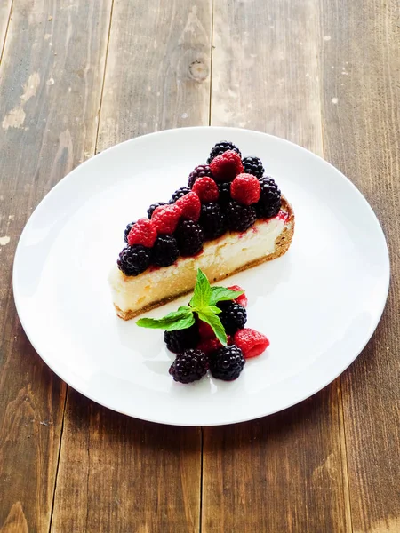 Tarta de queso recién horneada — Foto de Stock