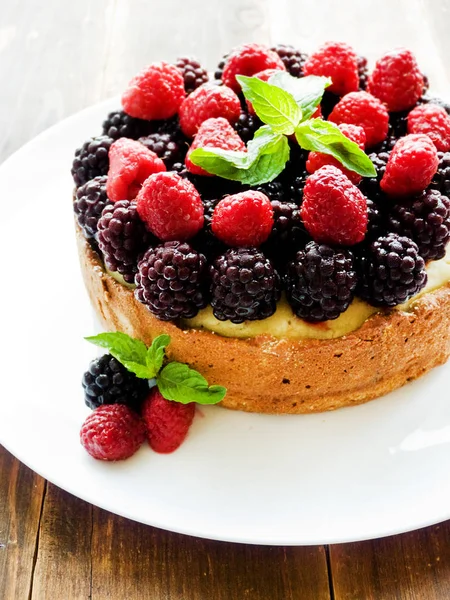 Fresh baked cheesecake — Stock Photo, Image