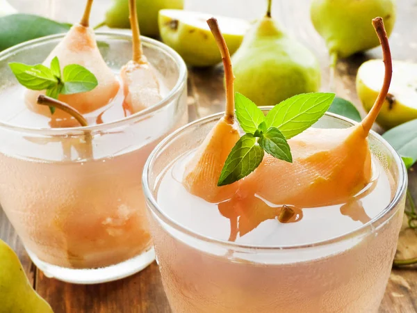 Sweet pear compote — Stock Photo, Image