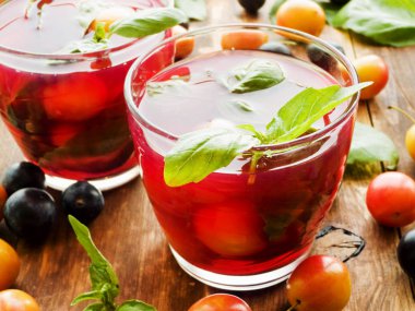 Blackthom ve kiraz-Erik kompostosu