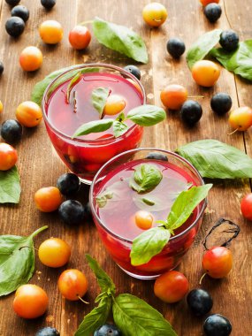 Blackthom ve kiraz-Erik kompostosu