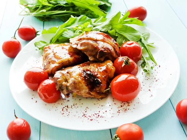 Pollo con verdure — Foto Stock