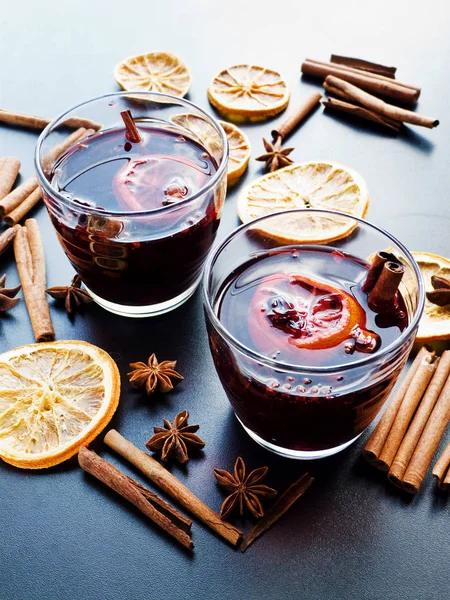 Christmas mulled wine — Stock Photo, Image