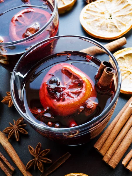 Christmas mulled wine — Stock Photo, Image