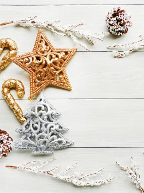 Noel ornsments arka plan