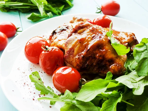 Pollo con verdure — Foto Stock