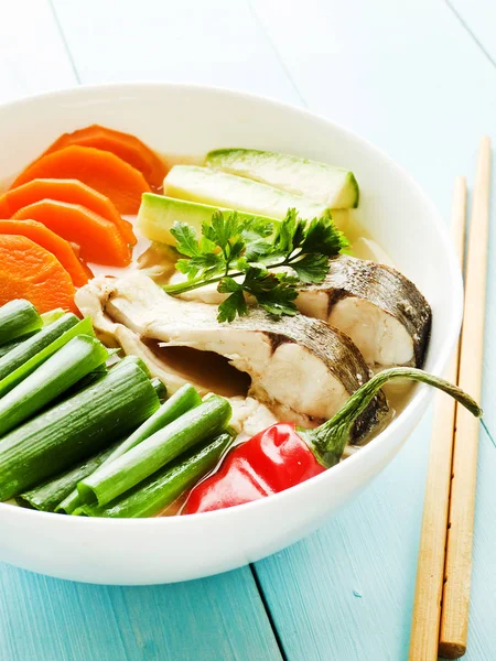 Bowl with ramen — Stock Photo, Image