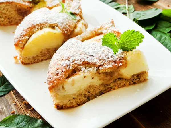 Torta di mele dolci — Foto Stock