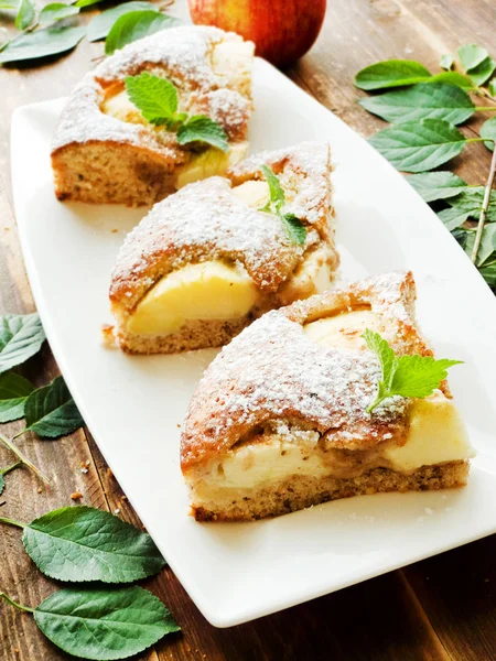 Torta di mele dolci — Foto Stock