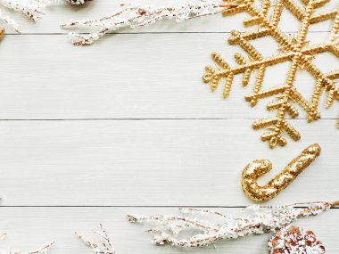 Noel ornsments arka plan