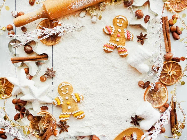 Karácsonyi sütés háttér — Stock Fotó