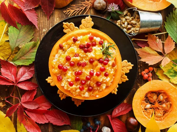 Sweet pumpkin meal — Stock Photo, Image