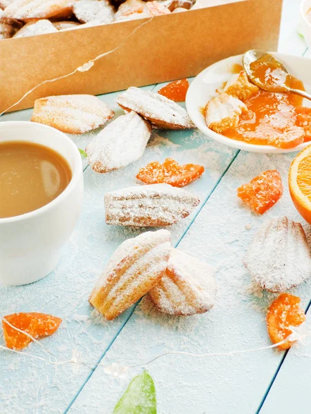 Postre francés Madeleines — Foto de Stock