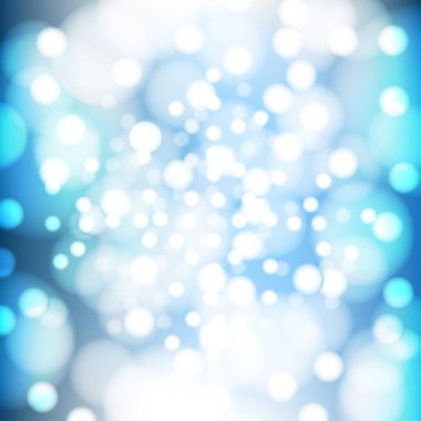 Noel mavi çizim arka planı kar bokeh