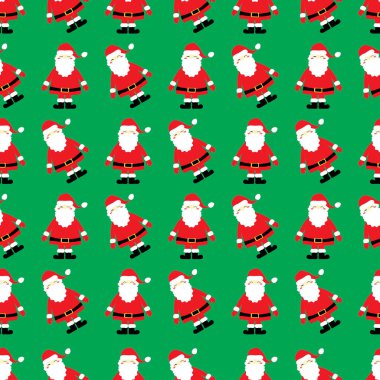 Noel kâğıdı Noel Baba arka plan vektör çizimi