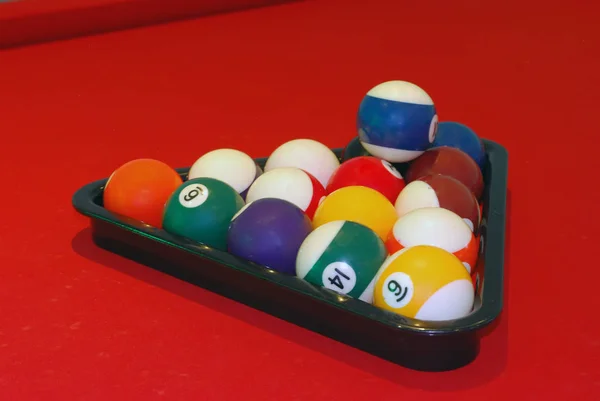 Bilardo topları Trinagle — Stok fotoğraf