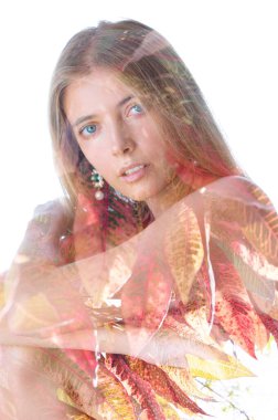 Gerçeküstü çift pozlama portresi