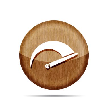 ahşap takometre simgesi 