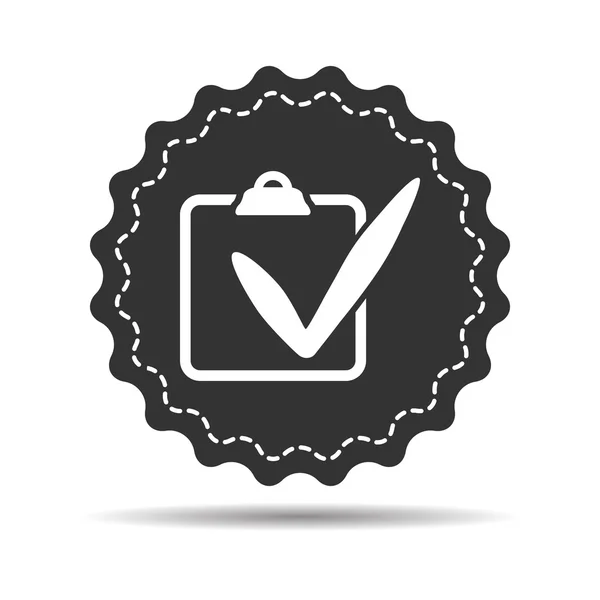 Checklist pictogram — Stockvector