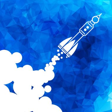 Tasarım roket simgesinin