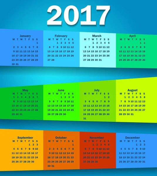 Design der Kalender-Ikone — Stockvektor