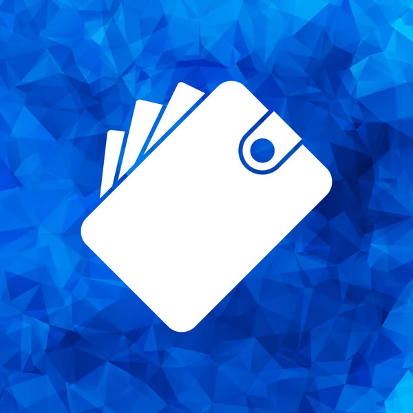 Design av plånbok-ikonen — Stock vektor