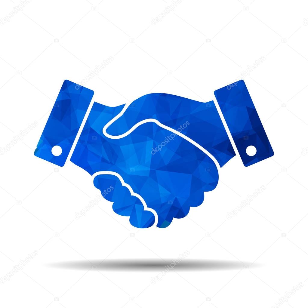 design of handshake icon