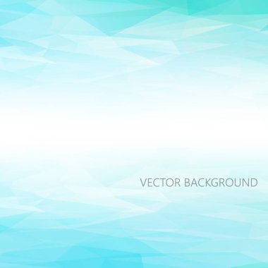 Yumuşak ışık mavi üçgen perspektif arka plan