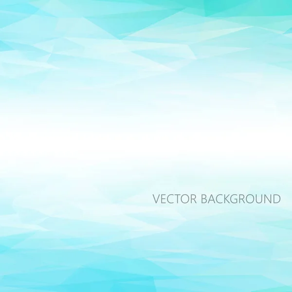 Abstract Smooth Light Blue Triangular Perspective Background — Stock Vector